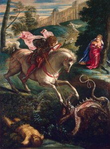 Saint Georges et le Dragon - Jacopo Tintoretto