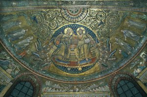 Couronnement de la Vierge, abside de la basilique S. Maria Maggiore, Rome, 1287-92 - Jacopo Torriti