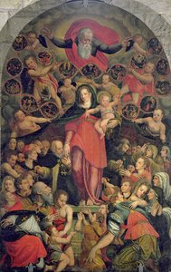 Madone du Rosaire, c.1569 - Jacopo Zucchi