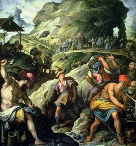 La mine, 1572 - Jacopo Zucchi