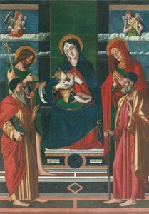 Pala di Jacopo da Valenza Titre(s) alternatif(s) :   Vierge à l