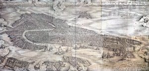 Grande Pianta Prospettica - Venise, c.1500