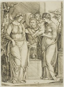 Sacrifice à Priape, la plus grande assiette - Jacopo de