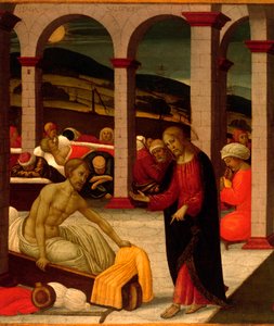 Piscine de Bethesda, détail - Jacopo del Sellaio