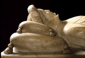Monument à Ilaria del Carretto de la famille des marquis de Savone (détail)
