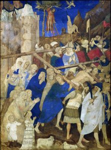 Le Christ portant la croix, des Grandes Heures du Duc de Berry, 1409