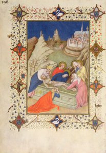MS 66060-66061 Heures de la Croix : Complies, La Mise au tombeau