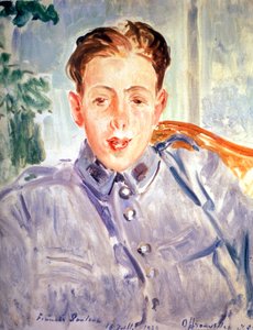 Francis Poulenc en soldat - Jacques Emile Blanche