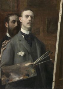 Autoportrait avec Raphael de Ochoa - Jacques Emile Blanche