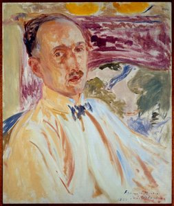 Étude pour le portrait de François Mauriac (1885-1970), écrivain français. Peinture par Jacques Emile Blanche - Jacques Emile Blanche