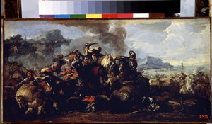 Combat entre cavaleries françaises et espagnoles