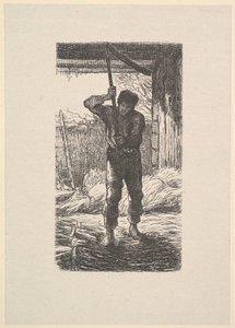 Homme battant le blé, 1853