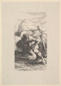 Le lieur de gerbes - Jacques Adrien Lavieille