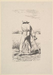 Le faucheur de blé - Jacques Adrien Lavieille