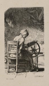 Femme filant