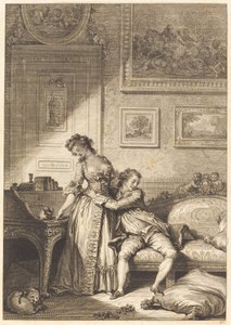 Une femme avare, un galant escroc - Jacques Aliamet and Antoine Jean Duclos after Jean Honoré Fragonard