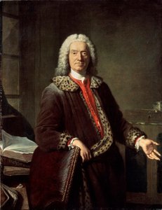 Portrait du poète et tragédien Prosper Jolyot de Crébillon, 1746 - Jacques Andre Joseph Camelot Aved