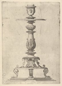 Design pour un chandelier, 1548-49 - Jacques Androuet Du Cerceau