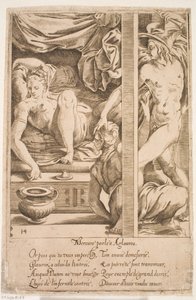 Mercure rend visite à Hersé - Jacques Androuet Ducerceau d.Æ.