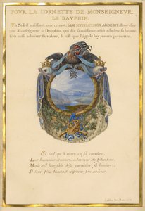 Écusson avec paysage - Jacques Bailly