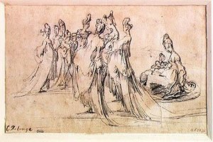 Groupe de femmes - Jacques Bellange