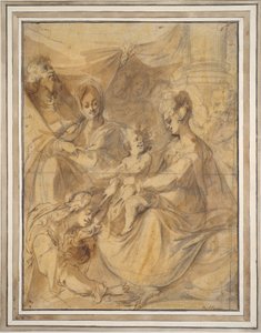 Sainte famille avec Sainte Anne et Marie Madeleine - Jacques Bellange