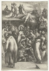 Résurrection de Lazare - Jacques Bellange