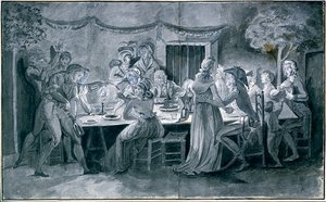 Dîner de noces pendant la Révolution - Jacques Bertaux