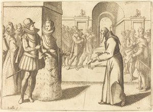 Un Capucin apportant les remerciements du roi de Bavière - Jacques Callot