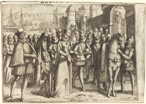 Arrivée à Valence [recto] - Jacques Callot