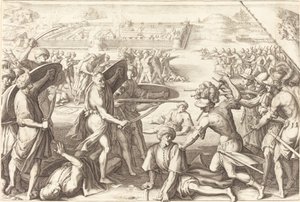 Assaut sur les forts extérieurs de Bone - Jacques Callot