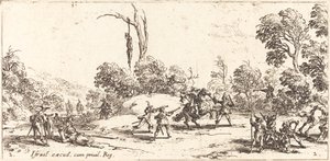Attaque de Voyageurs sur la Route - Jacques Callot