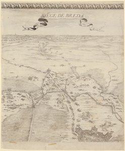 Détail de « La bataille de Breda » - Jacques Callot