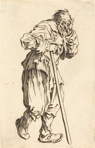 Mendiant avec un bâton, c. 1622