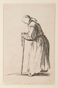 Mendiante avec un rosaire, de Les mendiants (La mendiante aux rosaire)