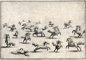 Caprices de différents personnages