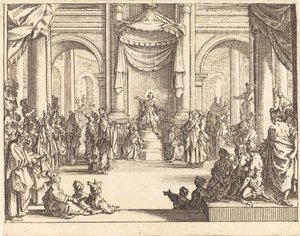 Le Christ disputant avec les docteurs - Jacques Callot