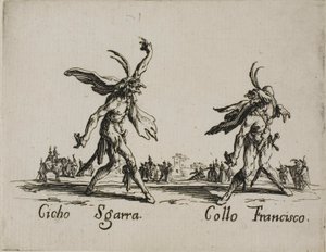 Cicho Sgarra - Collo Francisco, planche 6 des Balli di Sfessania