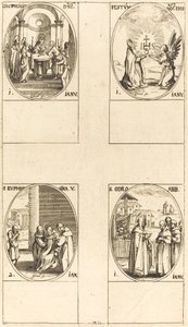 Circoncision; Fête du Nom du Christ; Saint Odilon; Sainte Euphrosyne - Jacques Callot