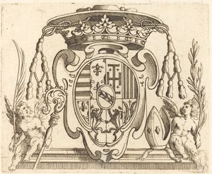 Blason de Nicolas François de Lorraine - Jacques Callot