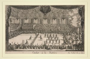 Combat à la barrière - Jacques Callot