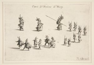 Combat à la Barrière, Entrée de M. de Macey - Jacques Callot