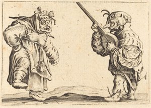 Danseurs avec Luth - Jacques Callot