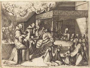 La Mort de la Reine - Jacques Callot