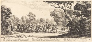Découverte des soldats criminels, vers 1633 - Jacques Callot