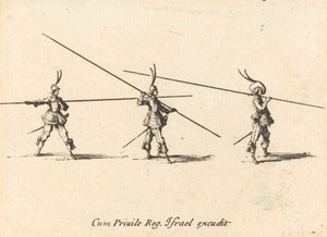 Exercice avec piques inclinées - Jacques Callot