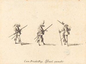 Exercice avec le mousquet
