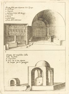 Élévations de la Sainte Crèche et du Sépulcre de Rachel - Jacques Callot