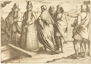 Embarquement à Gênes - Jacques Callot