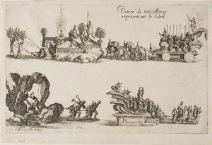 Entrée de Son Altesse, représentant le Soleil, du Combat à la barrière - Jacques Callot